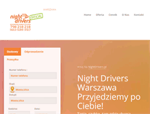 Tablet Screenshot of nightdrivers.pl